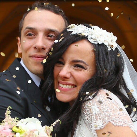 Exclusif - Mariage religieux en l'église de Villanova de la chanteuse Alizée et Grégoire Lyonnet - Villanova le 18 juin 2016 © Olivier Huitel - Olivier Sanchez / Bestimage