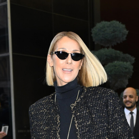 Celine Dion est en promotion à New York pour son nouvel album "Courage" le 15 novembre 2019.