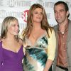 Bryan Callen avec Rachael Harris et Kirstie Alley en février 2005 à Los Angeles lors du lancement de la série Fat Actress.