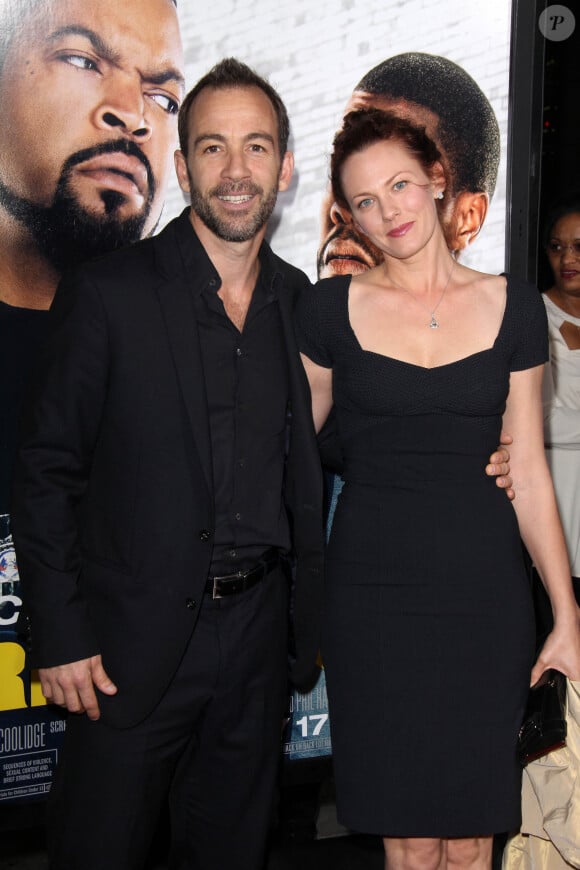 Bryan Callen et sa femme Amanda en janvier 2014 à Los Angeles lors de l'avant-première du film Ride Along.