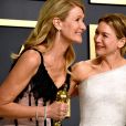 Renée Zellweger et Laura Dern - "Meilleure actrice" et "Meilleure actrice dans un second rôle", 92e cérémonie des Oscars au Dolby Theater d'Hollywood. Le 9 février 2020. @Jennifer Graylock/PA Wire