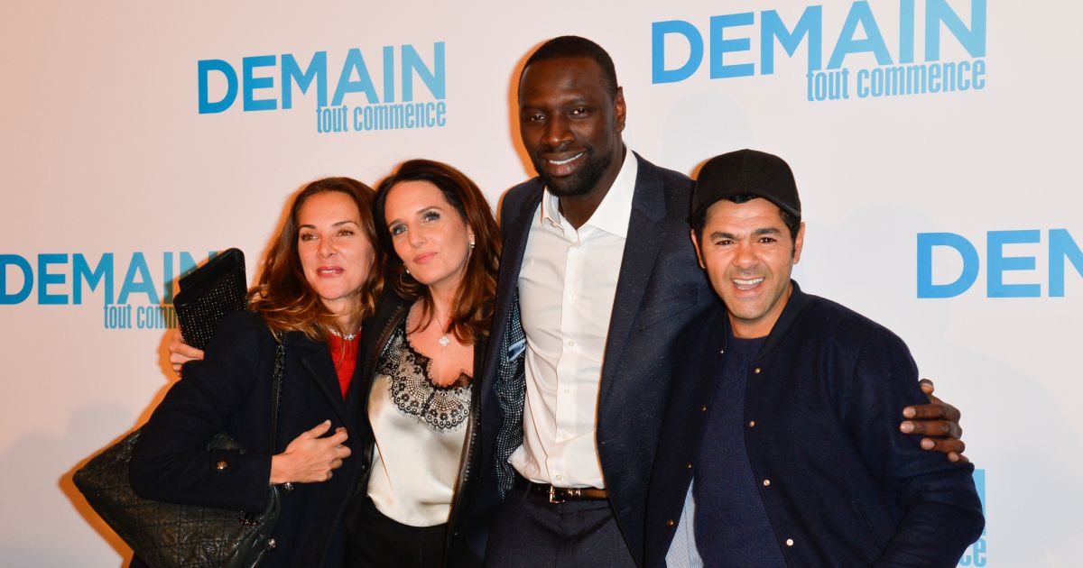 Omar Sy et sa femme Hélène, Jamel Debbouze et sa femme ...