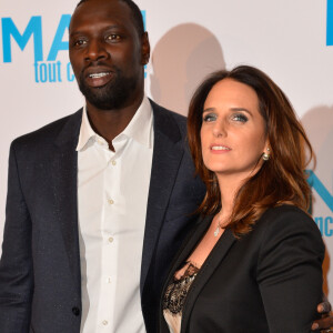 Omar Sy et sa femme Hélène - Avant première du film "Demain tout commence" au Grand Rex à Paris le 28 novembre 2016. © Coadic Guirec/Bestimage