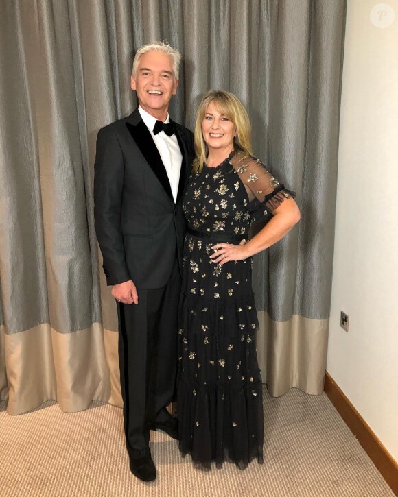 Phillip Schofield et sa femme Stéphanie, sur Instagram, en janvier 2019.