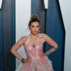 Paris Jackson assiste à la soirée "Vanity Fair Oscar Party" après la 92ème cérémonie des Oscars 2019 au Wallis Annenberg Center for the Performing Arts. Elle porte une robe Haute Couture, Atelier Versace. Los Angeles, le 9 février 2020.