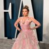 Paris Jackson assiste à la soirée "Vanity Fair Oscar Party" après la 92ème cérémonie des Oscars 2019 au Wallis Annenberg Center for the Performing Arts. Elle porte une robe Haute Couture, Atelier Versace. Los Angeles, le 9 février 2020.