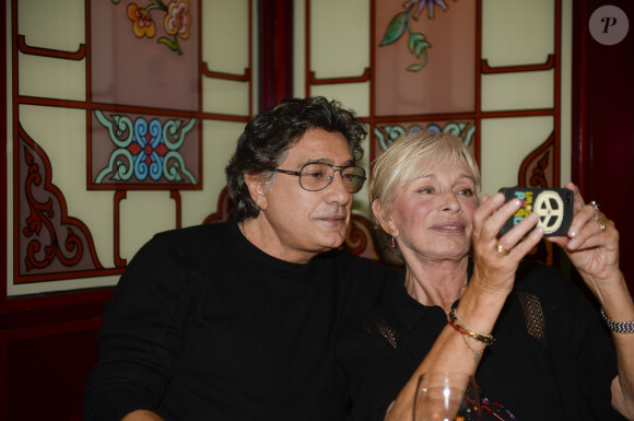 Exclusif - Frédéric François fête ses 66 ans au restaurant Diep à Paris en compagnie de sa femme Monique, le 7 juin 2016. © Patrick Carpentier/Bestimage