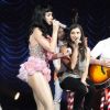 Katy Perry et Rebecca Black au Nokia Theater L.A. Live! à Los Angeles, le 5 août 2011.