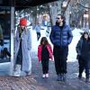 Exclusif - Exclusif - Scott Disick, sa compagne Sofia Richie et ses enfants Penelope et Mason ont été aperçus dans les rues d'Aspen dans le Colorado, le 31 décembre 2019.