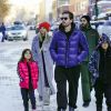 Exclusif - Scott Disick, sa compagne Sofia Richie et ses enfants Penelope et Mason ont été aperçus dans les rues d'Aspen dans le Colorado, le 31 décembre 2019.