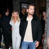 Sofia Richie et son compagnon Scott Disick sortent main dans la main du club No Name à Los Angeles, le 25 avril 2019. Sofia Richie and Scott Disick look somber as they leave No Name in Los Angeles. Scott is seen leading the way to the car as he holds his girlfriend Sofia's hand, but something seems to be bothering Sofia as she looks down with a sad look. 25th april 2019.25/04/2019 - Los Angeles