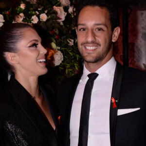 Iris Mittenaere (Miss France et Miss Univers 2016) et son compagnon Diego El Glaoui lors de la soirée de gala de la 18ème édition du "Dîner de la mode du Sidaction" au Pavillon Cambon Capucines - Potel et Chabot à Paris, France, le 23 janvier 2020. © Rachid Bellak/Bestimage