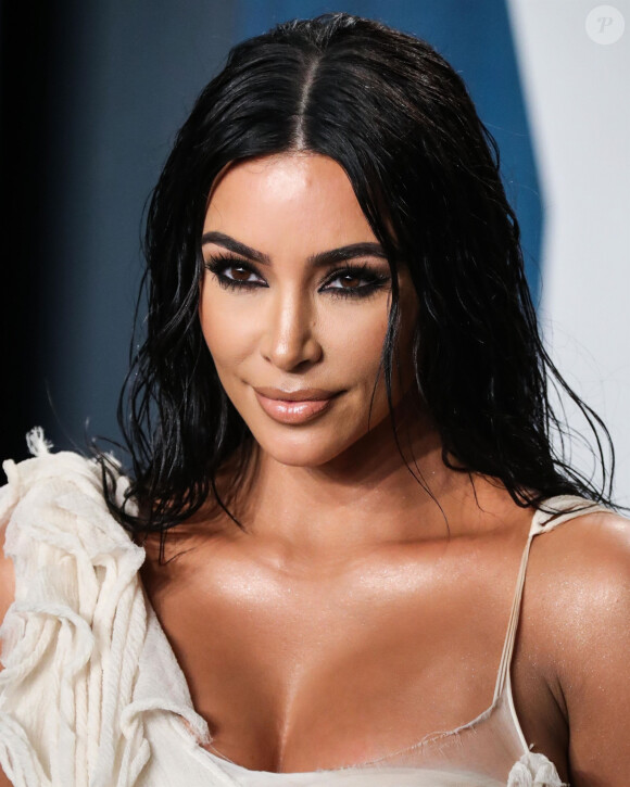 Kim Kardashian West - People à la soirée "Vanity Fair Oscar Party" après la 92ème cérémonie des Oscars 2020 au Wallis Annenberg Center for the Performing Arts à Los Angeles, le 9 février 2020.