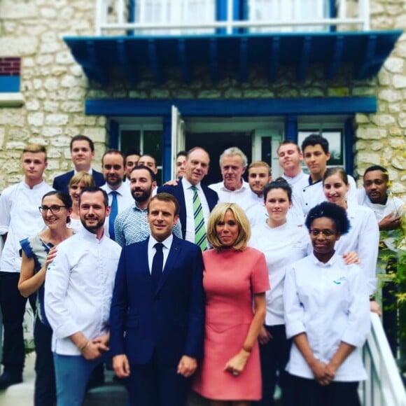 David Galienne de "Top Chef 2020" a cuisiné pour Emmanuel et Brigitte Macron, le 13 juillet 2018