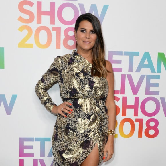 Karine Ferri - Photocall du "Etam Live Show 2018" aux Beaux-Arts à Paris, le 25 septembre 2018. © Rachid Bellak/Bestimage