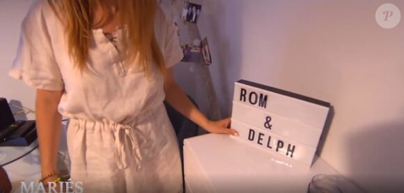 Delphine et Romain de "Mariés au premier regard 2020", le 17 février, sur M6