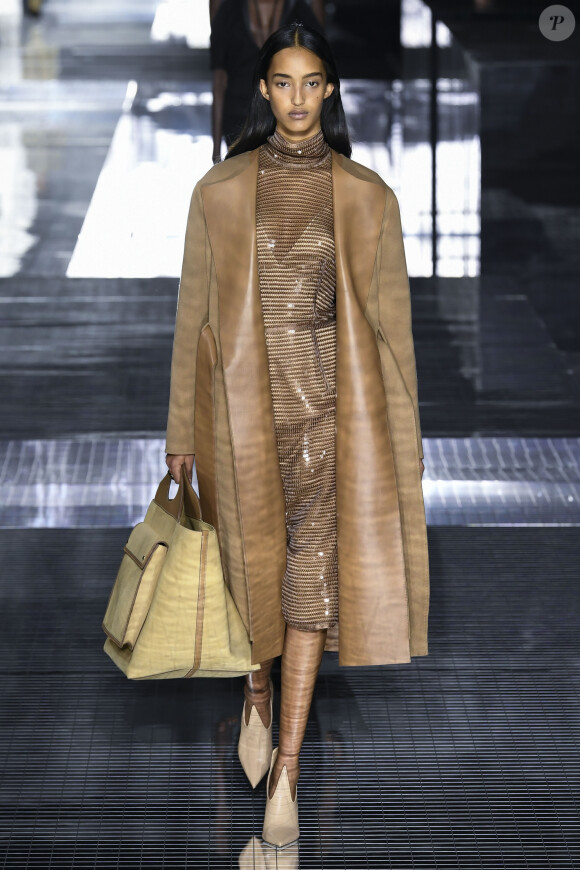 Défilé Burberry, collection automne-hiver 2020-2021, à l'Olympia London. Londres, le 17 février 2020.