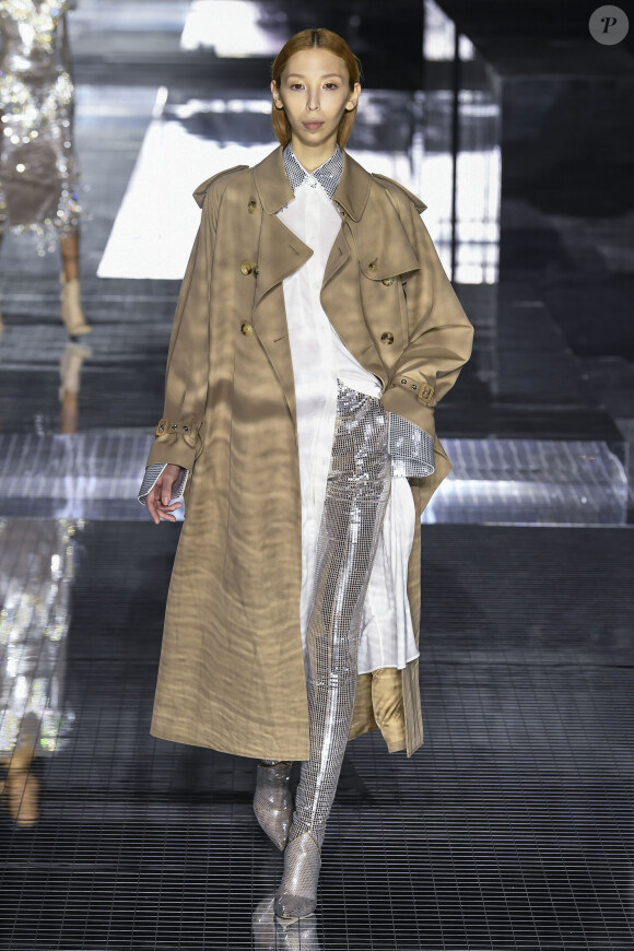 Défilé Burberry, collection automne-hiver 2020-2021, à l'Olympia London. Londres, le 17 février 2020.