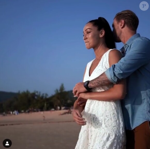 Joseph de "Koh-Lanta 2020" et Olga. Photo prise sur son compte Instagram.