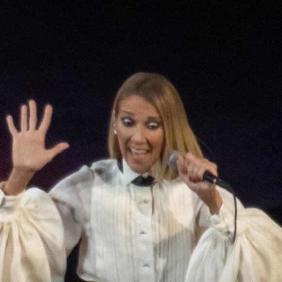 Céline Dion en concert à Miami, quelques heures après la mort de sa maman Thérèse. Le 17 janvier 2020. @Splash News/ABACAPRESS.COM