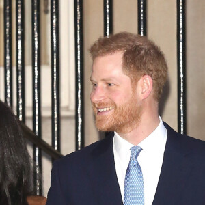 Le prince Harry, duc de Sussex, et Meghan Markle, duchesse de Sussex, en visite à la Canada House à Londres le 7 janvier 2020.