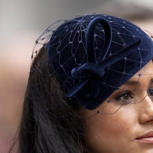 Meghan Markle, duchesse de Sussex, assiste au 'Remembrance Day', une cérémonie d'hommage à tous ceux qui sont battus pour la Grande-Bretagne, à Westminster Abbey, le 7 novembre 2019.