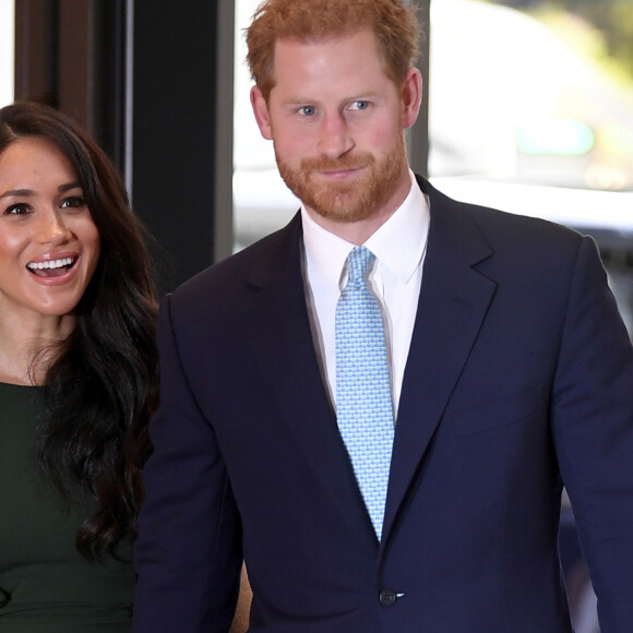 Le prince Harry, duc de Sussex, et Meghan Markle, duchesse de Sussex, arrivent à la cérémonie des WellChild Awards à Londres le 15 octobre 2019.