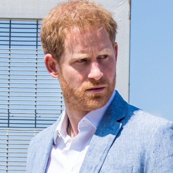 Le prince Harry, duc de Sussex visite l'association "Yes" (Youth Employment Service) qui oeuvre pour résoudre le problème du chômage des jeunes en Afrique du Sud. Johannesburg, le 2 octobre 2019.