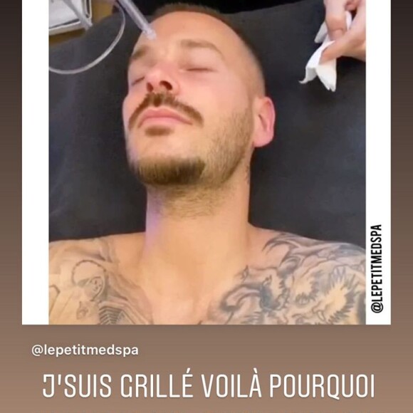 M.Pokora dévoile sa petite astuce beauté le 21 février 2020.