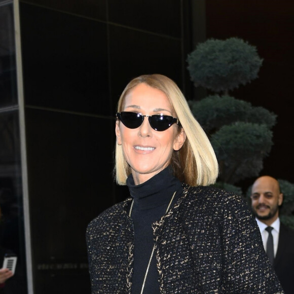 Celine Dion est en promotion à New York pour son nouvel album "Courage" le 15 novembre 2019. 15/11/2019 - New York