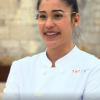 Justine lors du deuxième épisode de "Top Chef" saison 11 sur M6, le 26 février 2020.