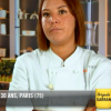 Nastasia lors du deuxième épisode de "Top Chef" saison 11 sur M6, le 26 février 2020.