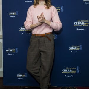 Adèle Haenel au photocall du "Déjeuner des Nommés César 2019" au restaurant le Fouquet's à Paris, France, le 3 février 2019. © Olivier Borde/Bestimage