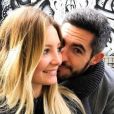 Emma et Florian (Mariés au premier regard 2) lors de leur escapade en amoureux à Londres en janvier 2018.
