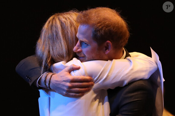 Le prince Harry, duc de Sussex, lors d'un sommet sur le tourisme durable au centre de conférences international d'Edimbourg, Ecosse, Royaume Uni, le 26 février 2020.