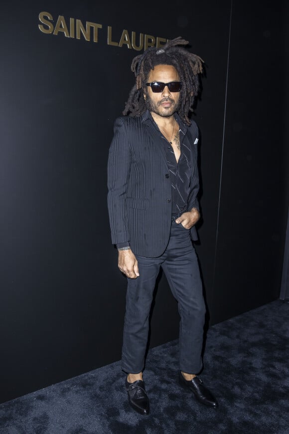 Lenny Kravitz assiste au défilé de mode Saint Laurent, collection prêt-à-porter automne-hiver 2020/2021 à Paris le 25 février 2020. © Olivier Borde / Bestimage