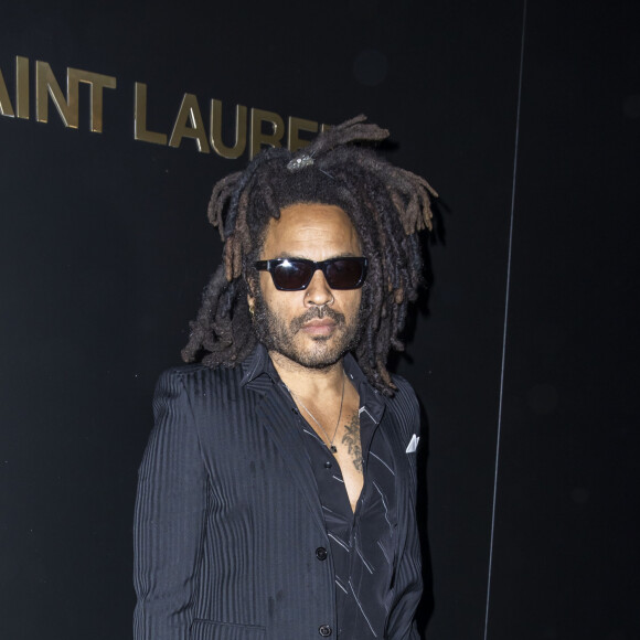 Lenny Kravitz assiste au défilé de mode Saint Laurent, collection prêt-à-porter automne-hiver 2020/2021 à Paris le 25 février 2020. © Olivier Borde / Bestimage