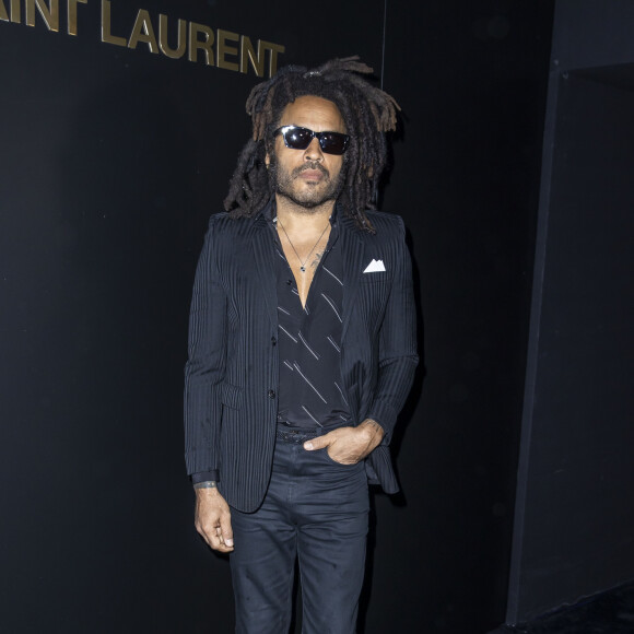 Lenny Kravitz assiste au défilé de mode Saint Laurent, collection prêt-à-porter automne-hiver 2020/2021 à Paris le 25 février 2020. © Olivier Borde / Bestimage