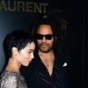 Zoë Kravitz et son père Lenny Kravitz assistent au défilé de mode Saint Laurent, collection prêt-à-porter automne-hiver 2020/2021 à Paris le 25 février 2020.