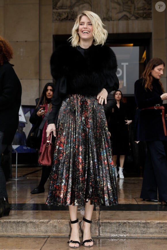 Alice Taglioni - Arrivées au défilé de mode Haute-Couture printemps-été 2019 "Elie Saab" à Paris. Le 23 janvier 2019 © Veeren-CVS / Bestimage