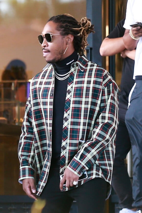 Exclusif - Le rappeur Future (Nayvadius DeMun Wilburn) fait du shopping à Beverly Hills. Los Angeles, le 8 octobre 2018.