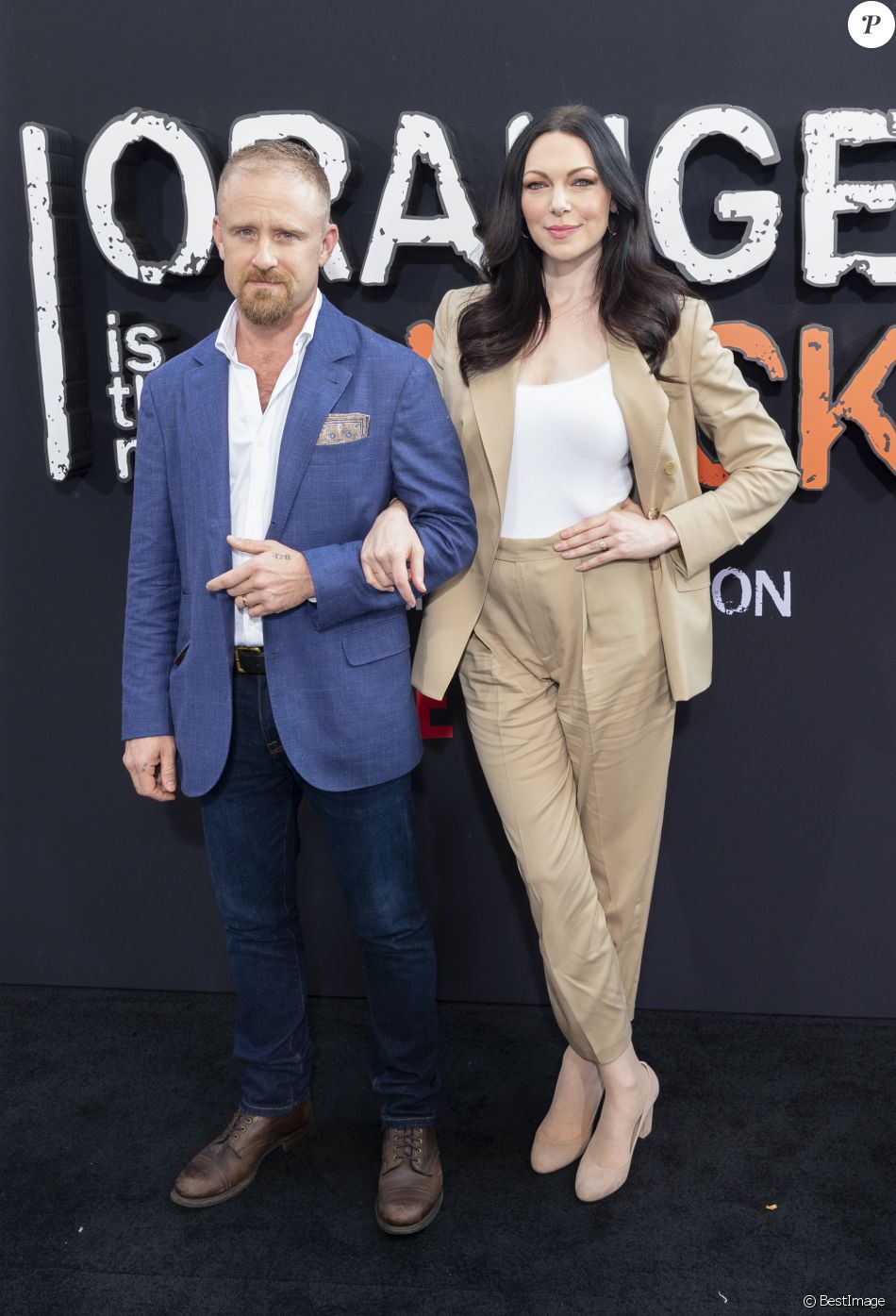 Ben Foster et Laura Prepon - Les célébrités assistent à l&#039;avant-première de la saison 7 de &#039;Orange Is The New Black&#039; à New York, le 25 juillet 2019.