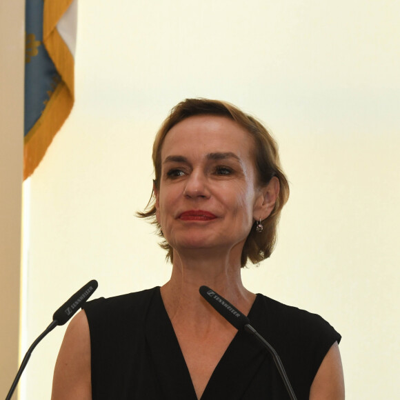 Sandrine Bonnaire - 22ème édition du Printemps des Poètes au ministère de la Culture à Paris le 25 février 2020. © Coadic Guirec/Bestimage25/02/2020 - Paris