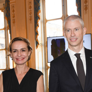 Sandrine Bonnaire et Franck Riester - 22ème édition du Printemps des Poètes au ministère de la Culture à Paris le 25 février 2020. © Coadic Guirec/Bestimage25/02/2020 - Paris