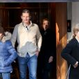 Iñaki Urdangarin à la sortie d'un restaurant de Vitoria le 20 février 2020. Le beau-frère du roi Felipe VI profitait du dernier jour de sa permission de sortie.