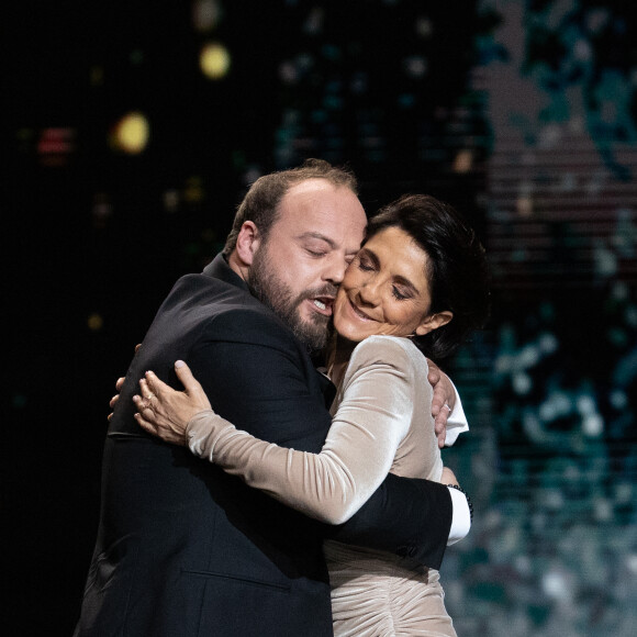 Alban Ivanov, Florence Foresti, maitresse de cérémonie lors de la 45ème cérémonie des César à la salle Pleyel à Paris le 28 février 2020 © Olivier Borde / Dominique Jacovides / Bestimage