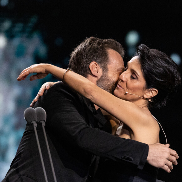 Mathieu Kassovitz, Florence Foresti, maitresse de cérémonie lors de la 45ème cérémonie des César à la salle Pleyel à Paris le 28 février 2020 © Olivier Borde / Dominique Jacovides / Bestimage