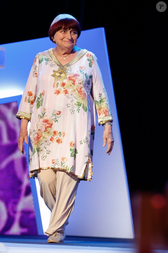 Agnes Varda - Scène - 39ème cérémonie des Cesar au théâtre du Châtelet à Paris le 28 février 2014.