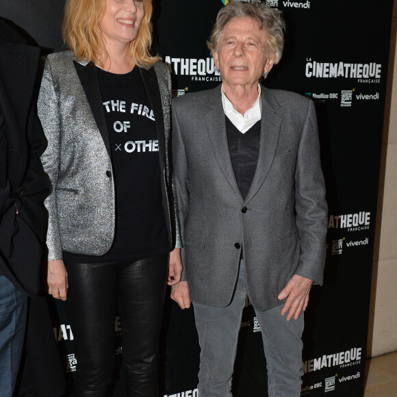Roman Polanski et sa femme Emmanuelle Seigner - Avant-première du film "D'après une histoire vraie" de Roman Polanski à la Cinémathèque Française à Paris, le 30 octobre 2017. © Veeren/CVS/Bestimage