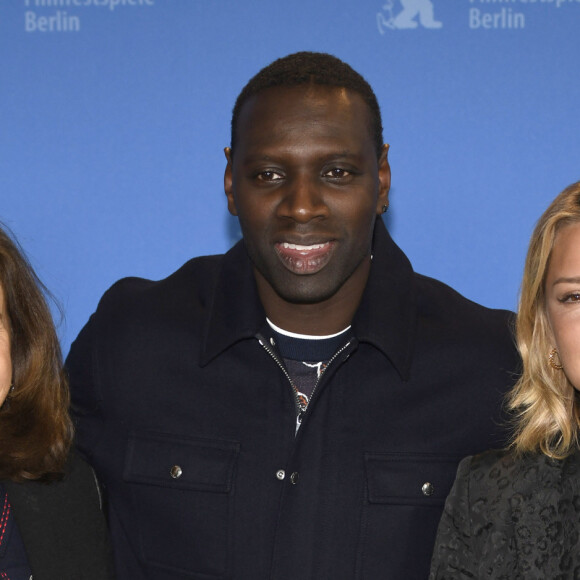 Virginie Efira, Omar Sy et Anne Fontaine - Photocall du film "Police Night Shift" lors de la 70e édition du festival international du film de Berlin (La Berlinale 2020), le 28 février 2020. © Future-Image via Zuma Press/Bestimage